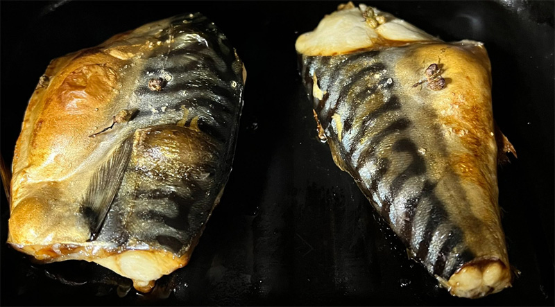 アラジントースターで焼き魚