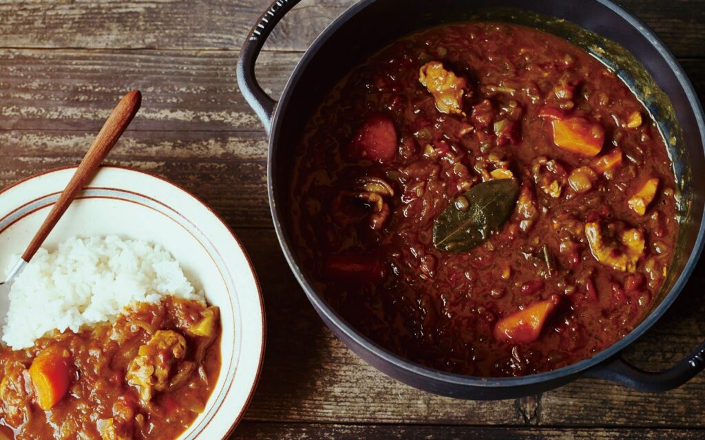 バーミキュラ炊飯器で作った無水カレー