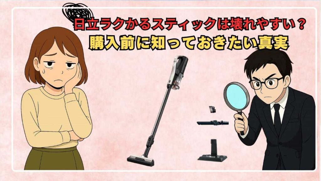日立ラクかるスティックは壊れやすい？ 購入前に知っておきたい真実